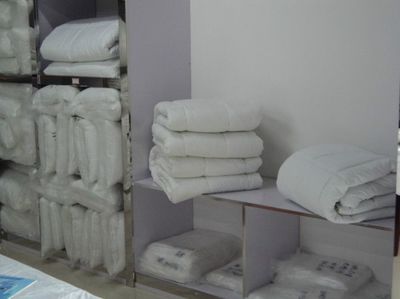 酒店賓館床上用品布草 全棉賓館三/四件套批發定做 南通四件套